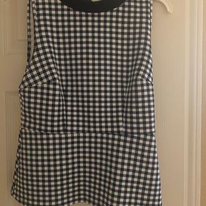 Gingham 7th Avenue NYC blouse and skirt